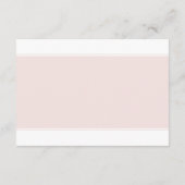 さくらんぼブルームピンクフローラウェディングレセプション エンクロージャーカード (裏面)