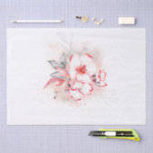 さくらんぼブロッサムお洒落ブーケ 薄葉紙 (クラフト)