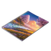 さくらんぼブロッサムの抱擁by the Rive ノートブック (左側)