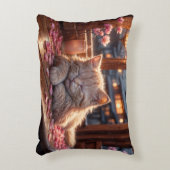 さくらんぼブロッサムの昼寝時間 アクセントクッション (正面(垂直))