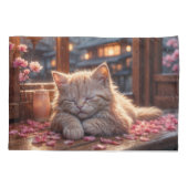 さくらんぼブロッサムの昼寝時間 枕カバー (裏面-左)