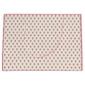 さくらんぼブロッサムウォータカラー桜ブーケパターン ラージペーパーバッグ (正面)