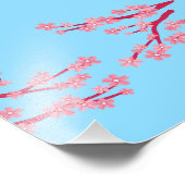 さくらんぼブロッサムウォールポスター フォトプリント            (角)