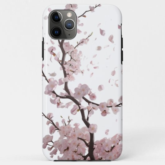 さくらんぼブロッサムエレガンス – ミニマルフローラiPhone Case-Mate iPhoneケース (裏面)