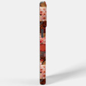 さくらんぼブロッサムエレガンス – レッド&金ゴールドフローラチャーム Case-Mate iPhoneケース (裏面 / 右)