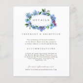 さくらんぼブロッサムエレガントブルー予算結婚の詳細 (正面)