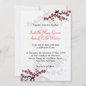 さくらんぼブロッサムオリエ結婚ンタルズ 招待状 (裏面)