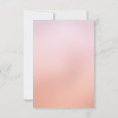 さくらんぼブロッサムオーチャードツリーウェディングRSVPカード 招待状 (裏面)