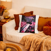 さくらんぼブロッサムカターナインザレイン – 日本のサミュール クッション