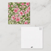 さくらんぼブロッサムカード ノートカード (正面/裏面)