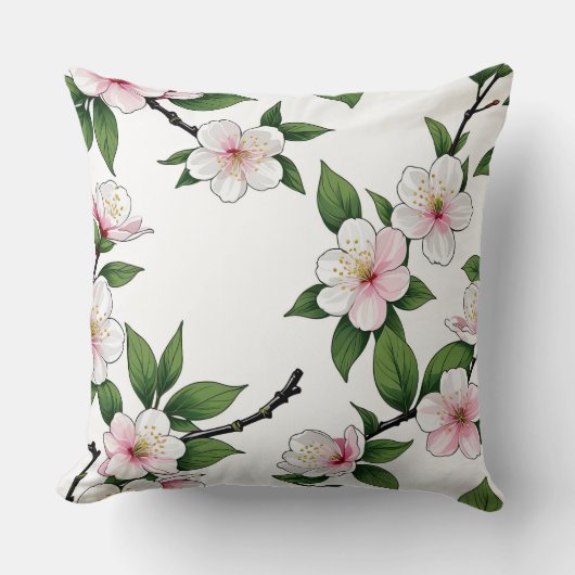さくらんぼブロッサムガーデン クッション (正面)