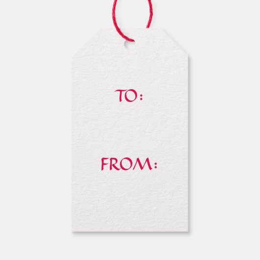 さくらんぼブロッサムギフトラベル ギフトタグ (裏面)