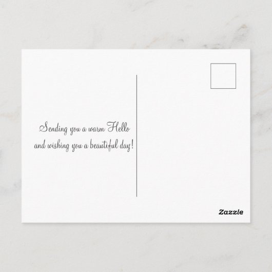 さくらんぼブロッサムクローズアップ ポストカード (裏面)