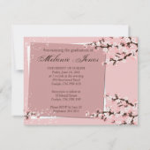 さくらんぼブロッサムグラッドアナウンス&招待状 招待状 (裏面)