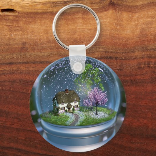 さくらんぼブロッサムグローブキーチェーン キーホルダー (正面)