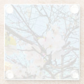 さくらんぼブロッサムコースター ガラスコースター (裏面)