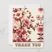 さくらんぼブロッサムサンキューカード サンキューカード (正面)