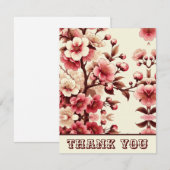 さくらんぼブロッサムサンキューカード サンキューカード (正面/裏面)