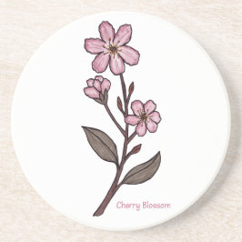 さくらんぼブロッサムサンドストーンコースター コースター
