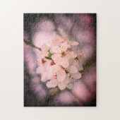 さくらんぼブロッサムジャパンフローラピンクかわいらしジグユニーク ジグソーパズル (縦)