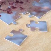 さくらんぼブロッサムジャパンフローラピンクかわいらしユニーク ジグソーパズル (側面)