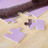 さくらんぼブロッサムジャパンフローラピンクかわいらしユニーク ジグソーパズル (側面)