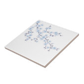 さくらんぼブロッサムスカイブルーフローラ タイル (側面)