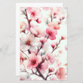 さくらんぼブロッサムスクラップブック作り紙 (正面/裏面)