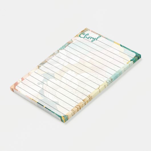 さくらんぼブロッサムスクールガールノート ポストイット (アングル)