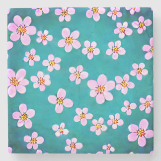 さくらんぼブロッサムストーンコースター ストーンコースター