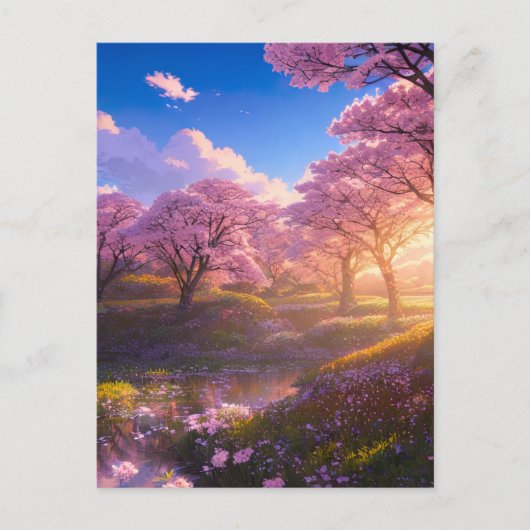 さくらんぼブロッサムスワンプ ポストカード (正面)