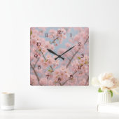 さくらんぼブロッサムセレニティ スクエア壁時計 (ホーム)