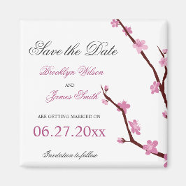 さくらんぼブロッサムセーブザデートマグネット マグネット