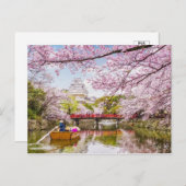 さくらんぼブロッサムゼンガーデン桜絵画ズ ポストカード (正面/裏面)