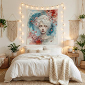 さくらんぼブロッサムタペストリー タペストリー