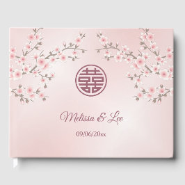 さくらんぼブロッサムダスティピ中国のンク結婚ズ ゲストブック