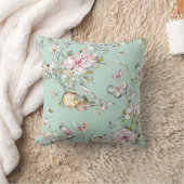 さくらんぼブロッサムチノワジェリーオンアクアバックグラウンド クッション (ブランケット)