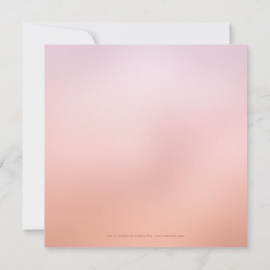 さくらんぼブロッサムツリーオーチャード結婚式招待状 招待状 (裏面)