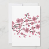 さくらんぼブロッサムツリーキンセアニラスウィート16 招待状 (裏面)