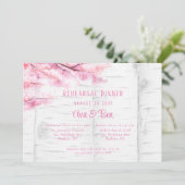 さくらんぼブロッサムツリーリハーサルディナー 招待状 (スタンド正面)