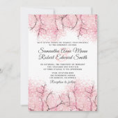 さくらんぼブロッサムツリー結婚式招待状 招待状 (正面)