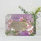 さくらんぼブロッサムティーパーティの招待状 招待状 (スタンド正面)