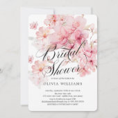 さくらんぼブロッサムディライトブライダルシャワー 招待状 (正面)