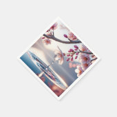 さくらんぼブロッサムデウドロップ スタンダードカクテルナプキン (角)