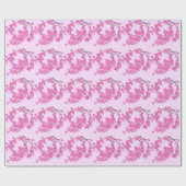 さくらんぼブロッサムデザイン – 包装紙 (フラット)