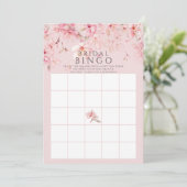 さくらんぼブロッサムデライトブライダルシャワービンゴゲーム 招待状 (スタンド正面)