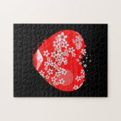 さくらんぼブロッサムハート ジグソーパズル (横)