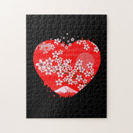 さくらんぼブロッサムハート ジグソーパズル