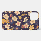 さくらんぼブロッサムバタフライアジアプリント Case-Mate iPhoneケース (裏面 (横))