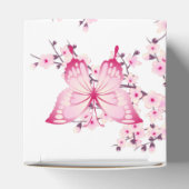 さくらんぼブロッサムバタフライピンクホワイトフェイスボックス フェイバーボックス (上部)